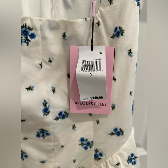 NWT Avec Les Filles Women's Corset Skater Mini Dress - Picture 12 of 14